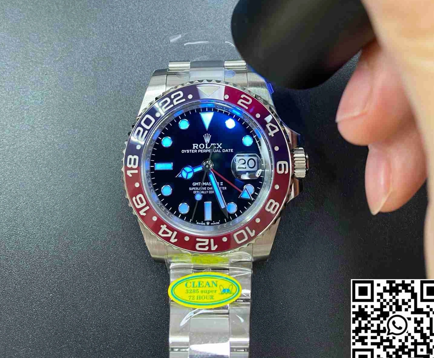 GMT Factory Master Clean M126710BLRO-0001 Dial V3 II Rolex Black 0318